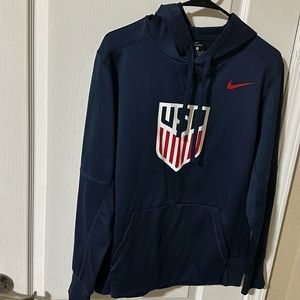 Unisex Navy Blue USA Sweatshirt Men's Size (Small)